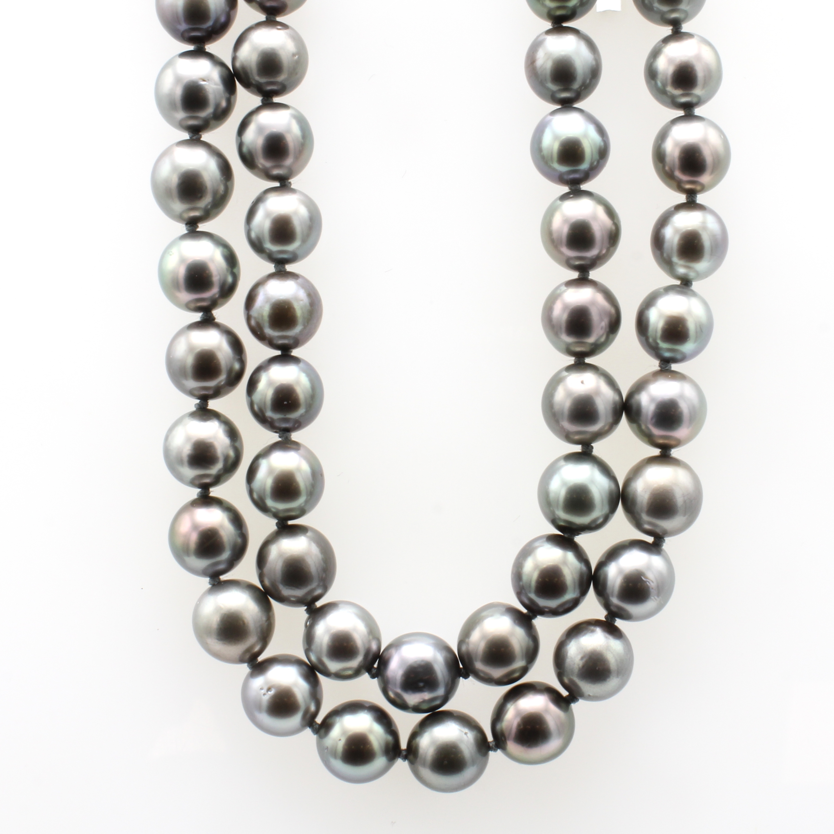Image 27019349 - Tahitizuchtperlenkette, Schließe WG 585/000,anthrazitfarb. Perlen, D. ca. 8-10 mm, L. ...