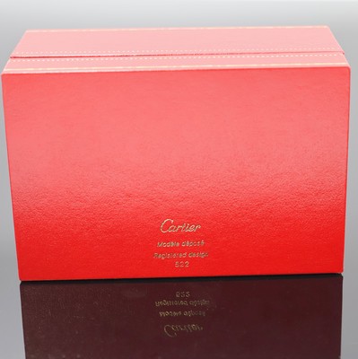 27019723e - CARTIER Vermeil Armbanduhr Referenz 59005, Schweiz um 1990, quarz, verg. Geh. in 925er ...