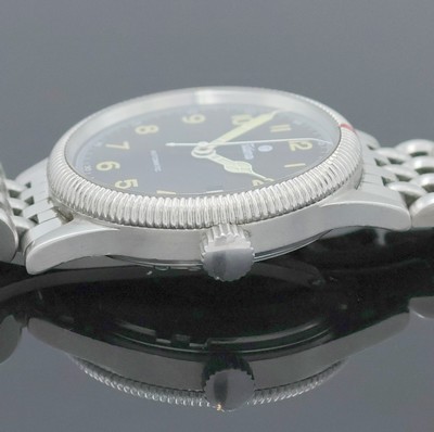 27019871d - TUTIMA Armbanduhr in Stahl, Deutschland um 1995, Automatik, orig. Gliederband m. dopp. ...