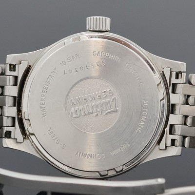 27019871e - TUTIMA Armbanduhr in Stahl, Deutschland um 1995, Automatik, orig. Gliederband m. dopp. ...