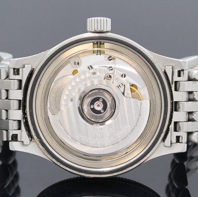 27019871g - TUTIMA Armbanduhr in Stahl, Deutschland um 1995, Automatik, orig. Gliederband m. dopp. ...