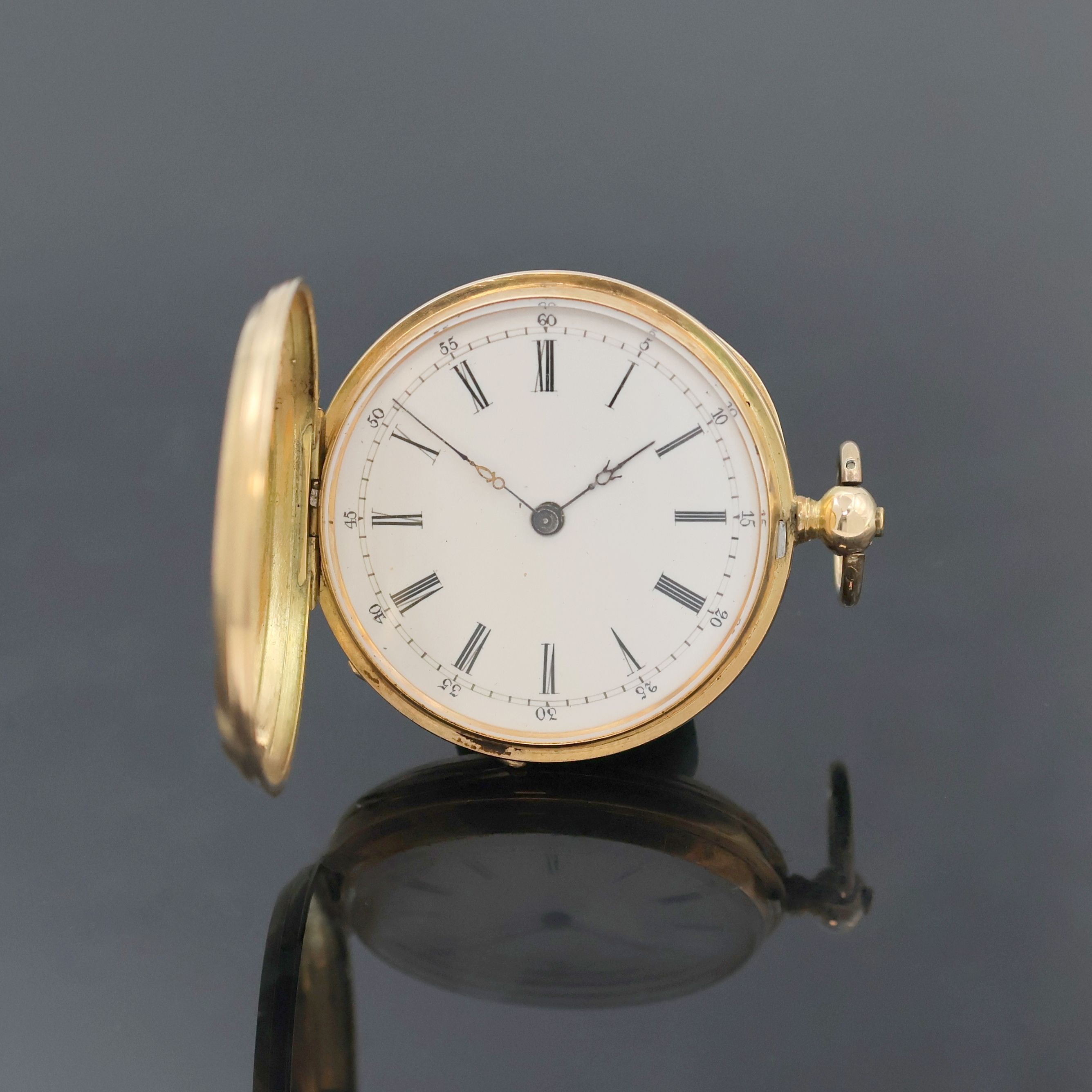 Image 27019961 - VACHERON Geneve kleine Savonette Taschenuhr in RG 585/000, Schweiz um 1890, 3 Deckel- ...