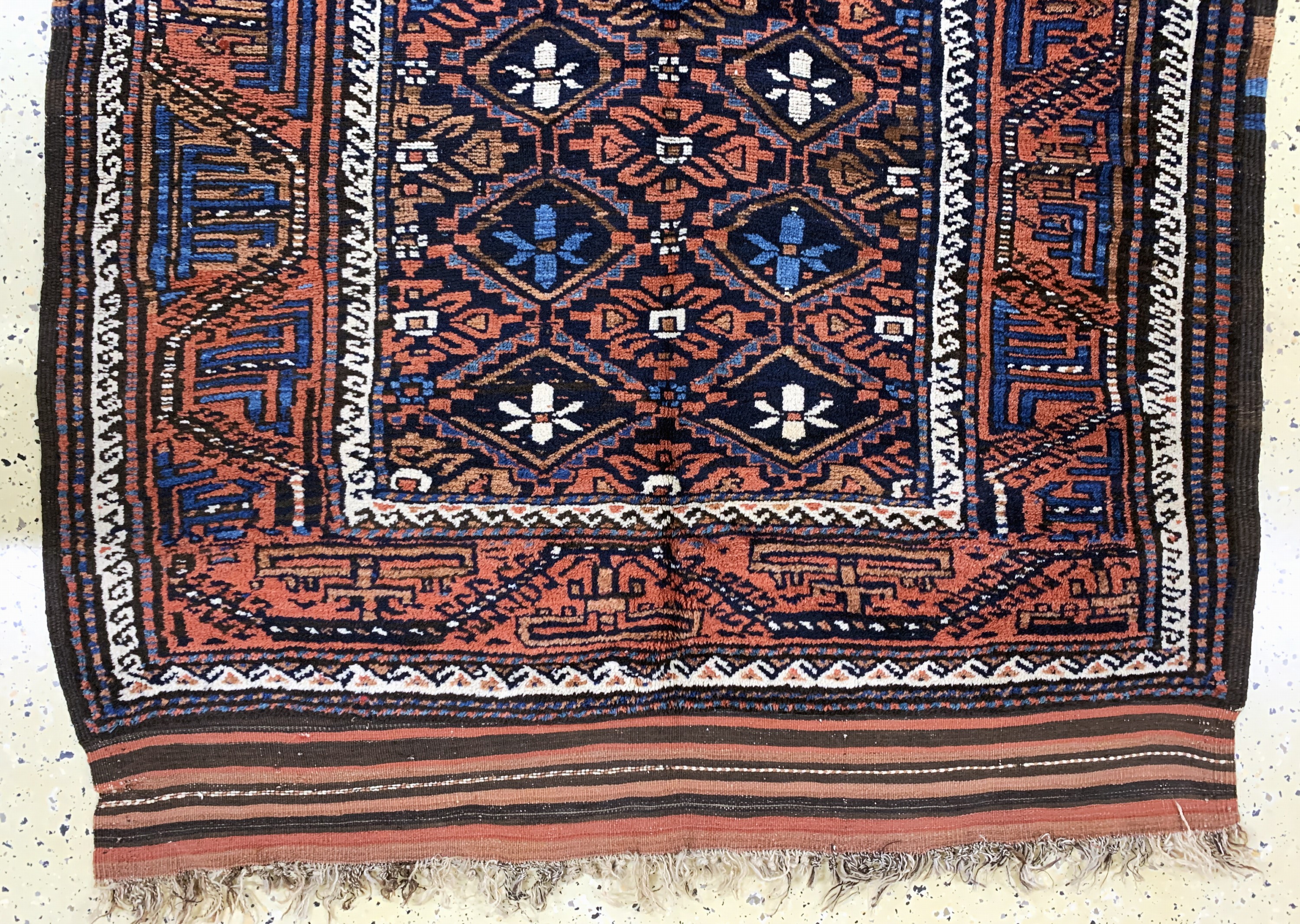 Detail c: Belutsch, Persien, Mitte 20.Jhd., Wolle aufWolle, ca. 237 x 127 cm, EHZ: 2