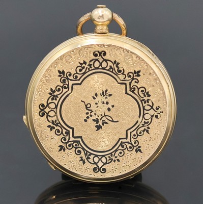 27019961b - VACHERON Geneve kleine Savonette Taschenuhr in RG 585/000, Schweiz um 1890, 3 Deckel- ...