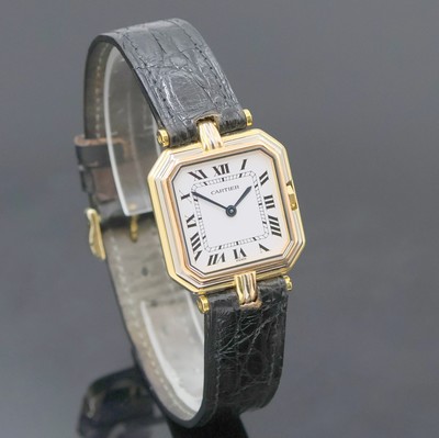 27019964b - CARTIER Paris Armbanduhr Ceinture Trinity in GG/RG/WG 750/000 Referenz 81054, quarz, ...
