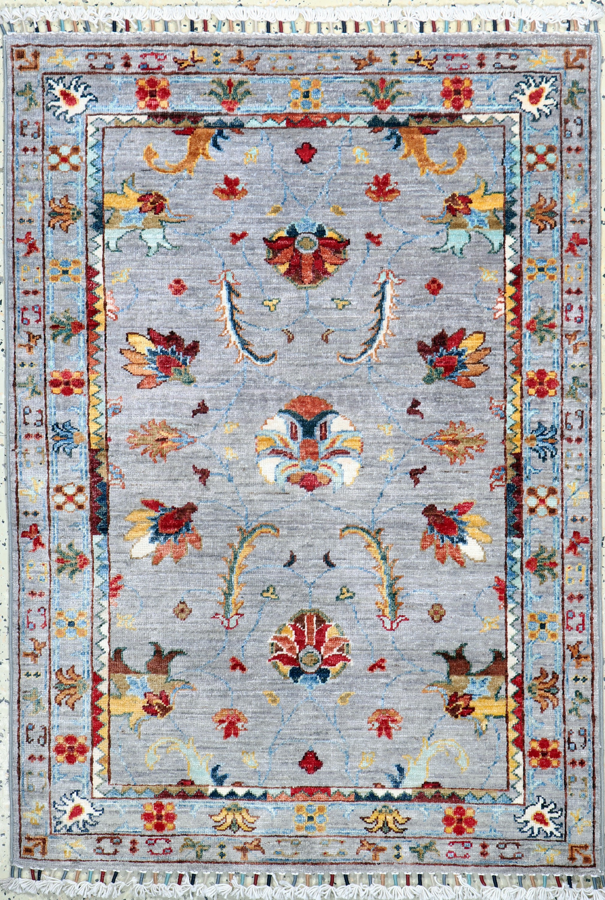 Image 27020008 - Sigler fein, Neu, Wolle auf Baumwolle, ca. 124 x 88 cm Schätzpreis: 780, - EUR