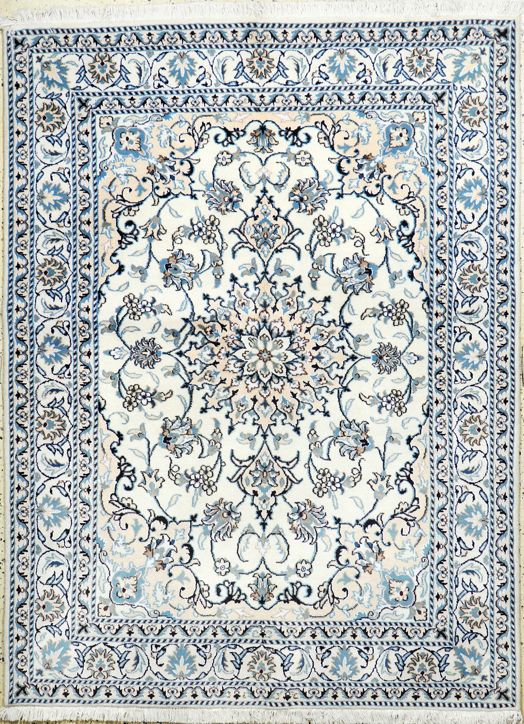 Image 27020047 - Nain, Persien, Neu, Wolle auf Baumwolle, ca. 198 x 149 cm Schätzpreis: 1150, - EUR