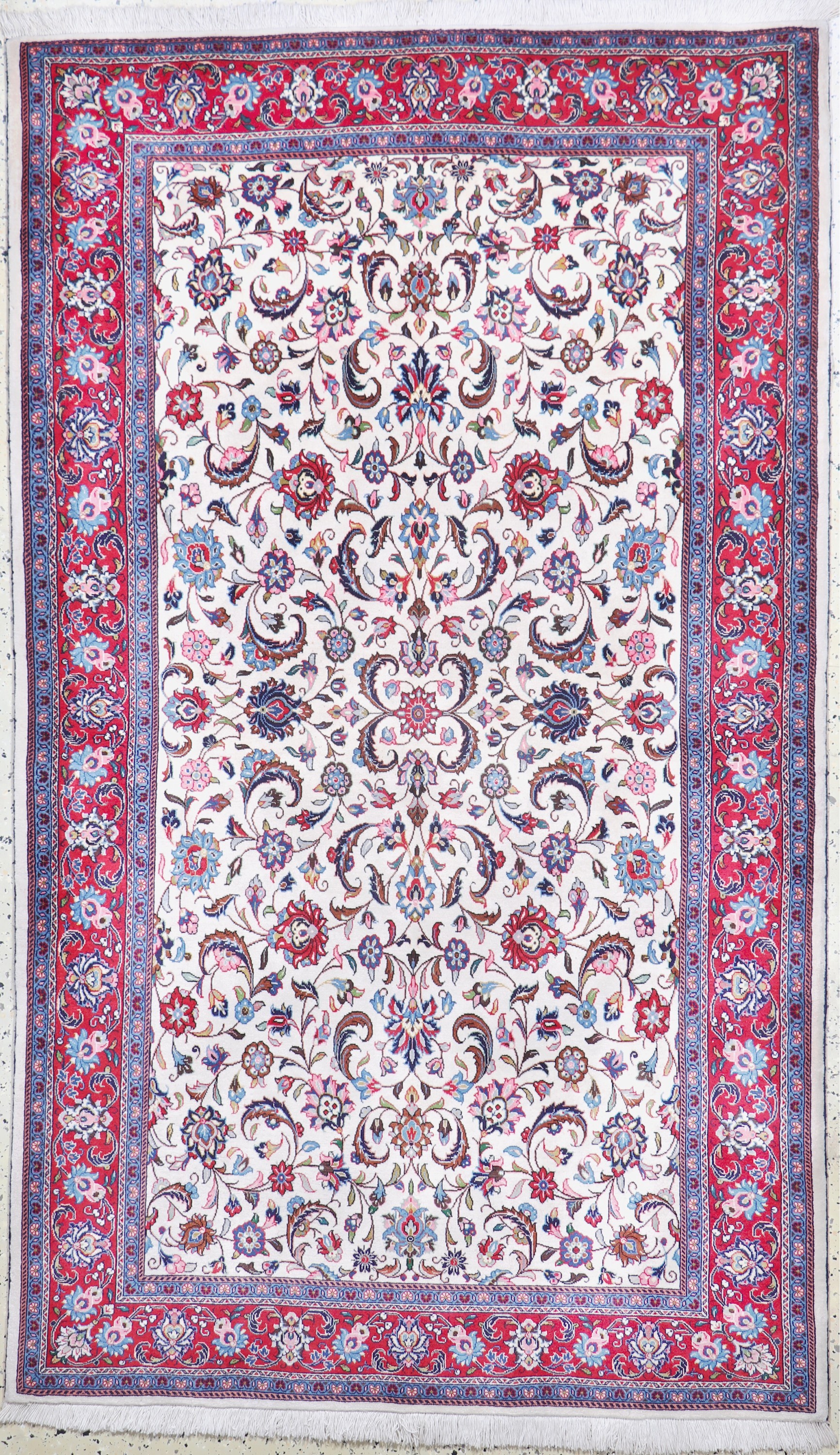 Image 27020063 - Sarogh Kork fein, Persien, Neuwertig, Korkwolle, ca. 214 x 126 cm Schätzpreis: 690, - ...