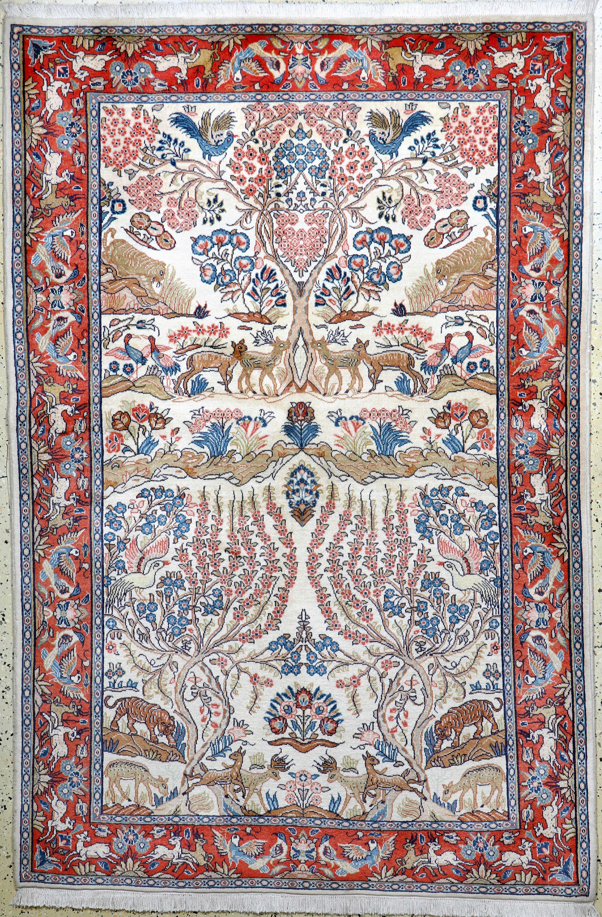 Image 27020119 - Sarogh fein alt, Persien, ca. 50 Jahre, Wolle auf Baumwolle, ca. 210 x 140 cm ...