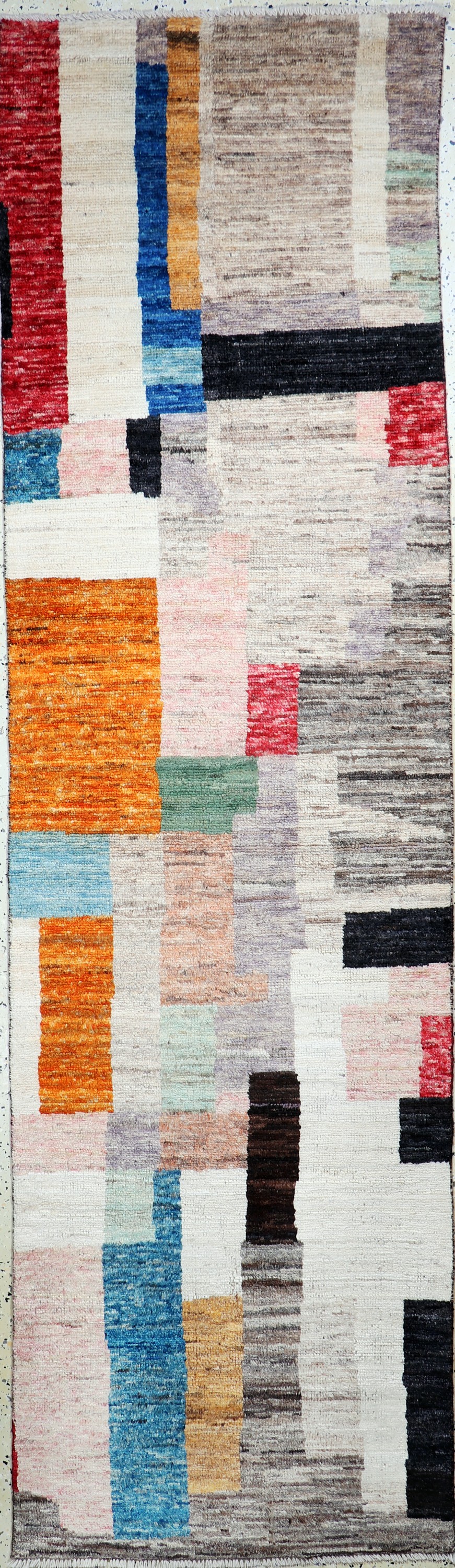 Image 27020155 - Gabbeh´Modern´, Persien, Neuwertig, Wolle auf Wolle, ca. 296 x 84 cm Schätzpreis: ...