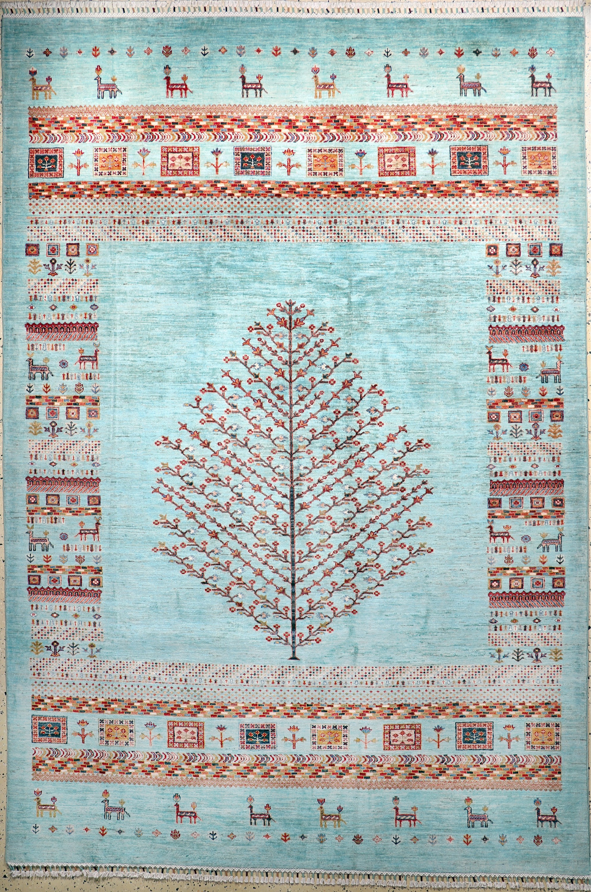 Image 27020163 - Sigler fein, Neu, Wolle auf Baumwolle, ca. 302 x 206 cm Schätzpreis: 4500, - EUR