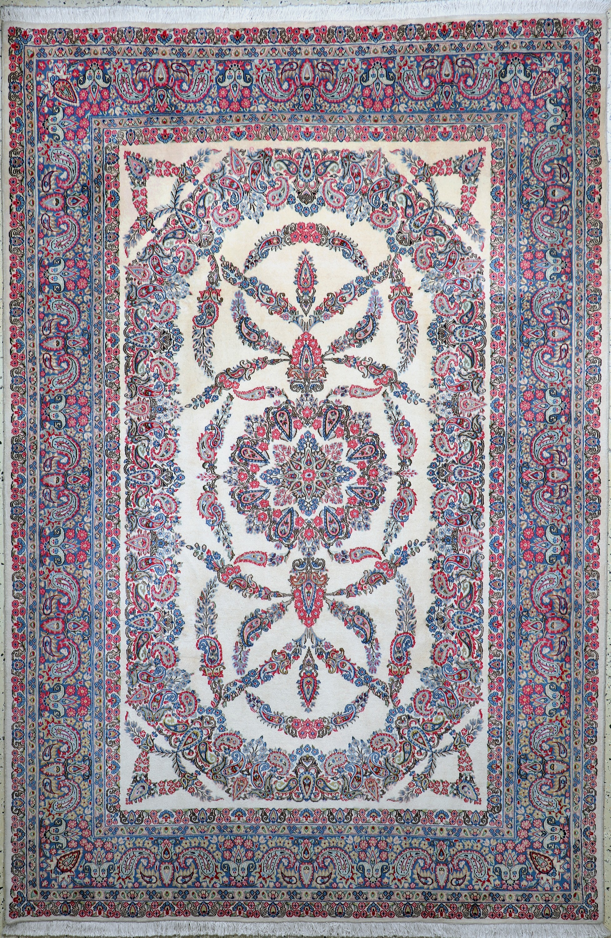 Image 27020164 - Kerman Lawar fein, Persien, Neuwertig, Korkwolle, ca. 290 x 194 cm Schätzpreis: 2400, ...