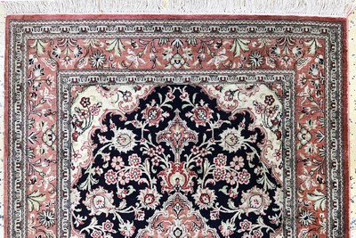 27020186a - Ghom Seide, Persien, Ende 20.Jhd, reine Naturseide, ca. 125 x 80 cm, EHZ: 2