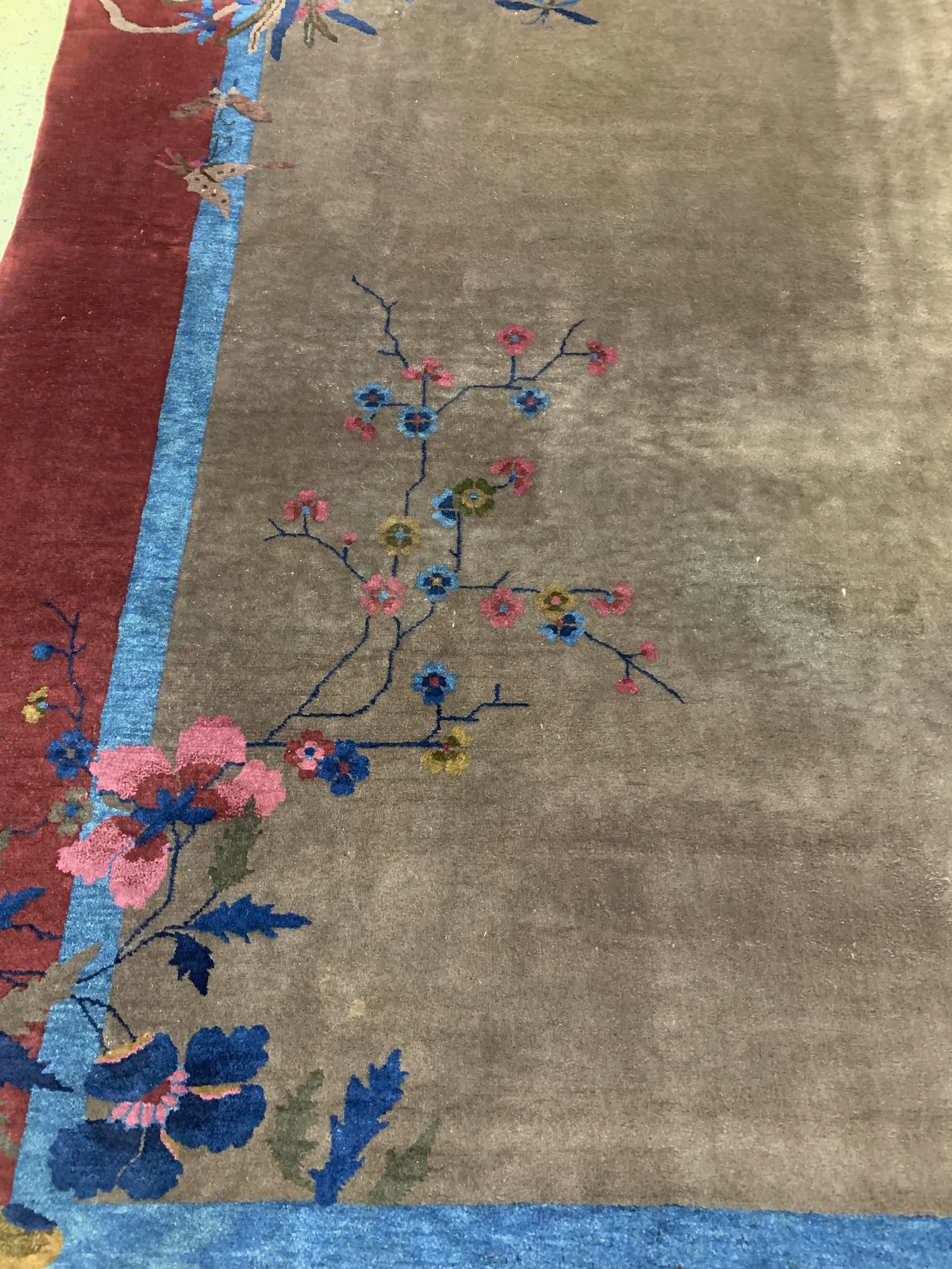 Detail c: Antiker Peking, China, um 1900, Wolle auf Baumwolle, ca. 285 x 245 cm, EHZ: 2