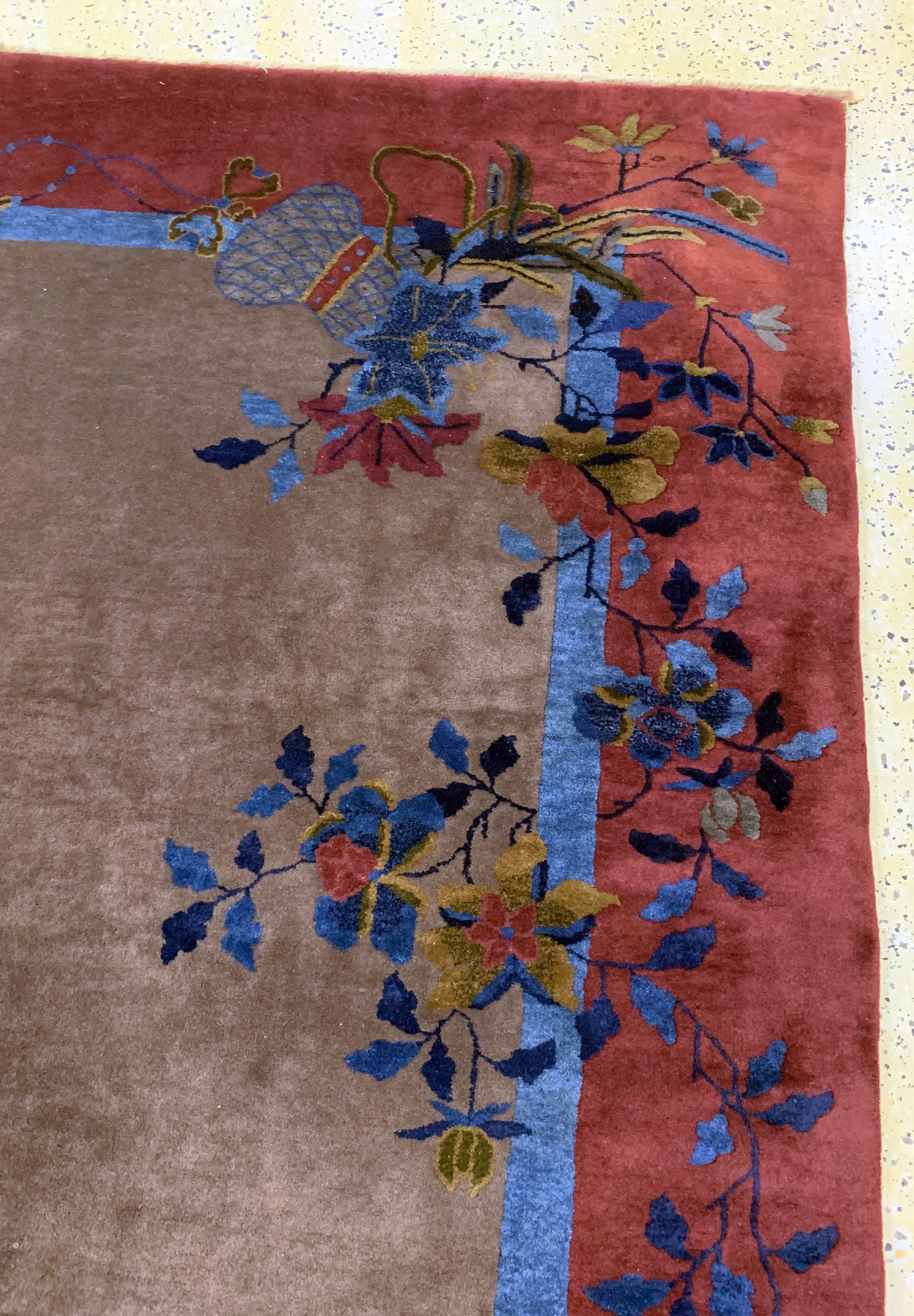 Detail e: Antiker Peking, China, um 1900, Wolle auf Baumwolle, ca. 285 x 245 cm, EHZ: 2