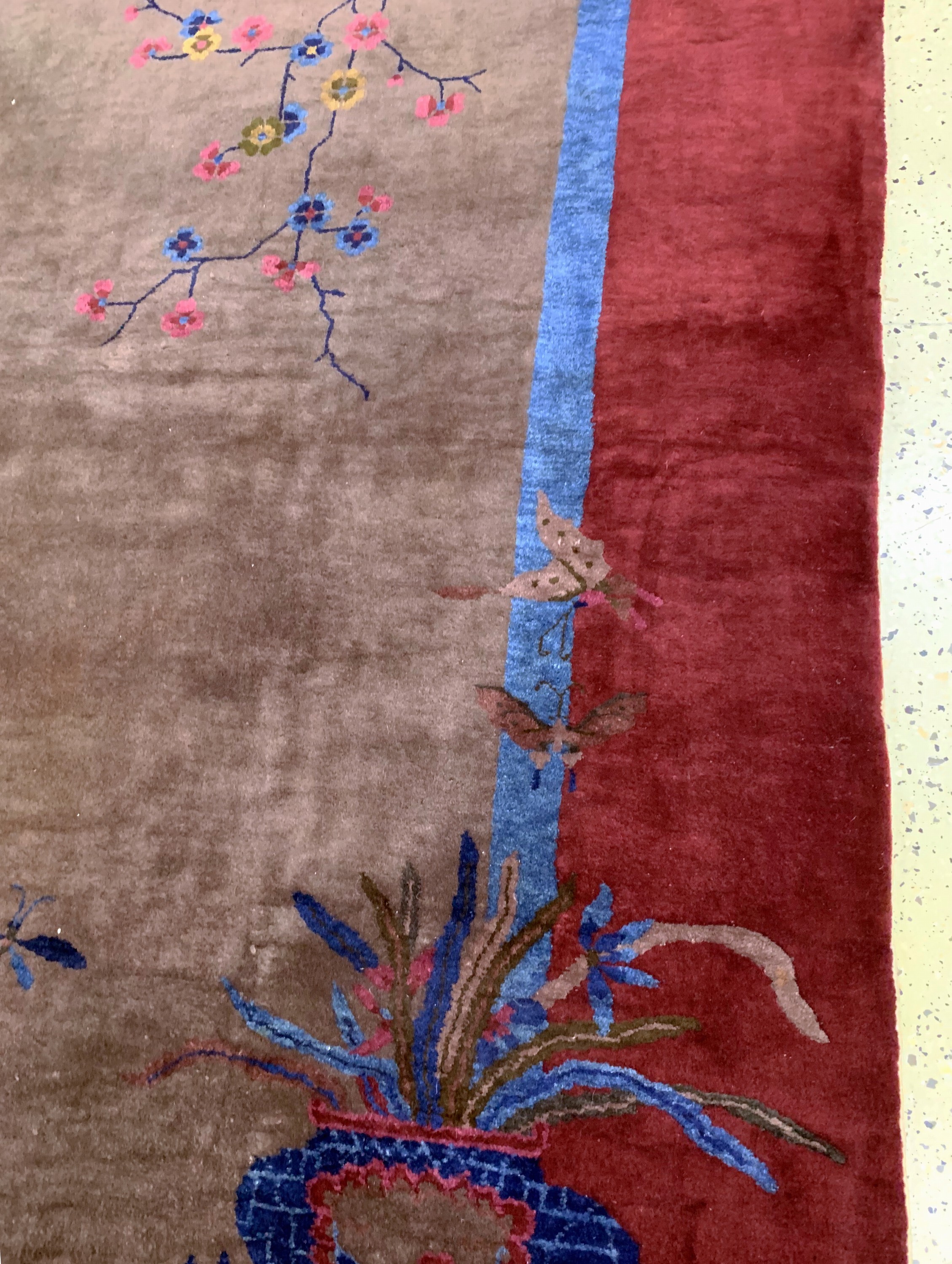 Detail g: Antiker Peking, China, um 1900, Wolle auf Baumwolle, ca. 285 x 245 cm, EHZ: 2