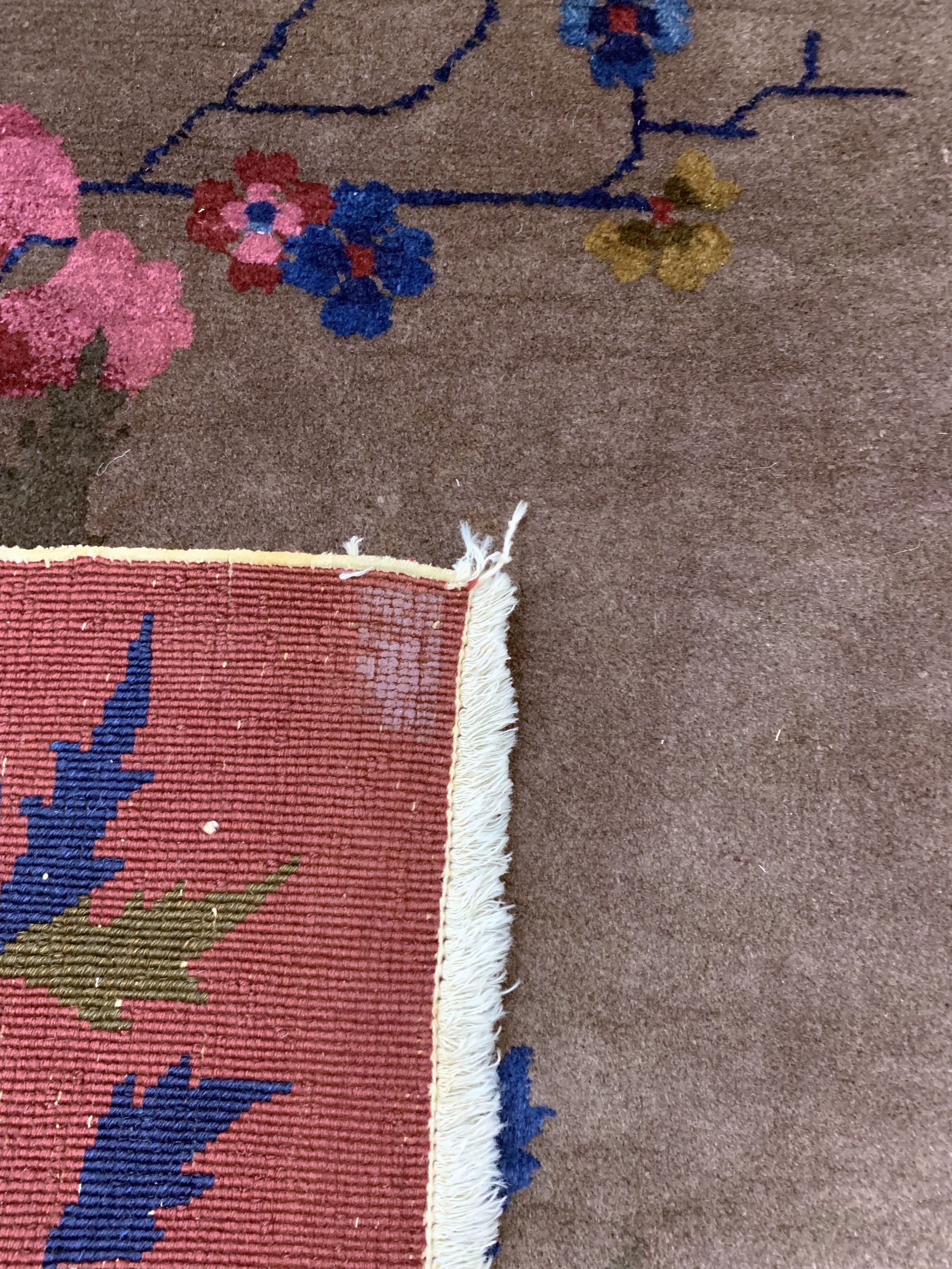 Detail l: Antiker Peking, China, um 1900, Wolle auf Baumwolle, ca. 285 x 245 cm, EHZ: 2