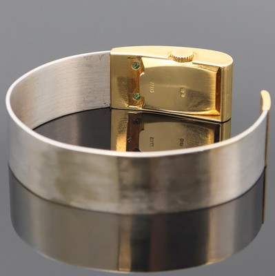 27020543d - UTI außergewöhnliche Damenspangenuhr aus den 1970er Jahren in GG/WG 750/000, ...