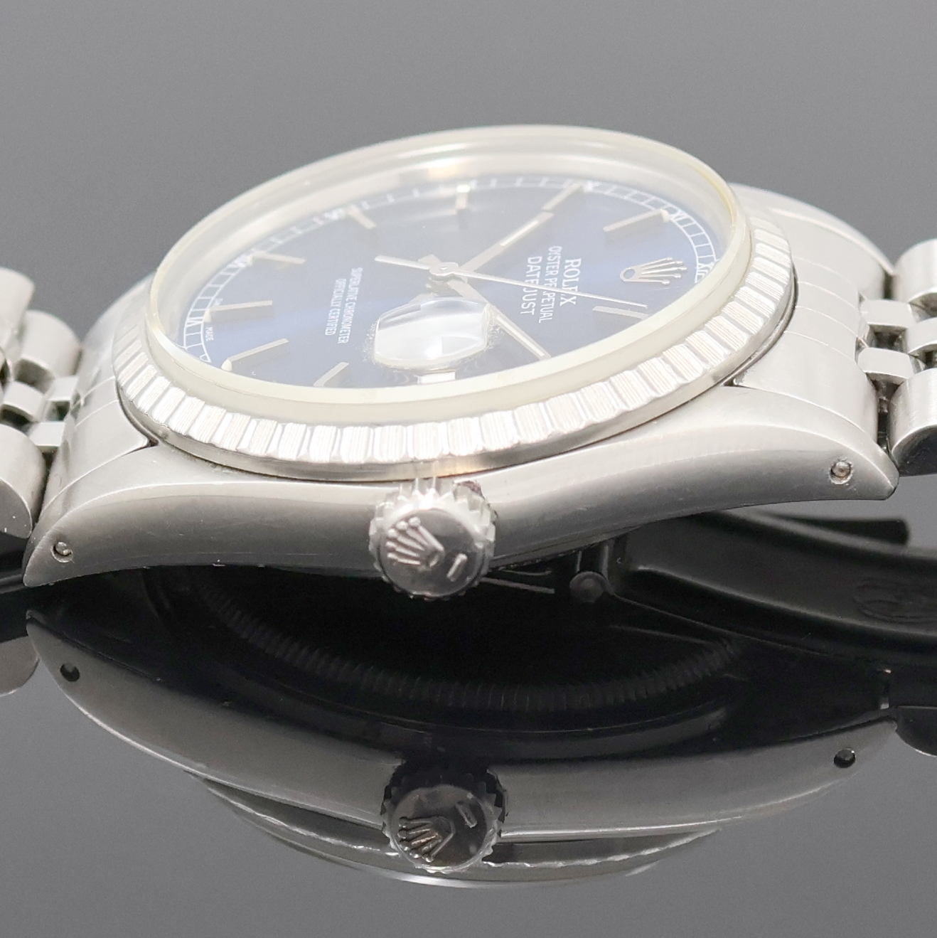 Detail d: ROLEX Oyster Perpetual Datejust Armbanduhr Referenz 16030, Schweiz um 1985, Automatik, Chronometer der Superlative in Edelstahl inkl. orig. ...