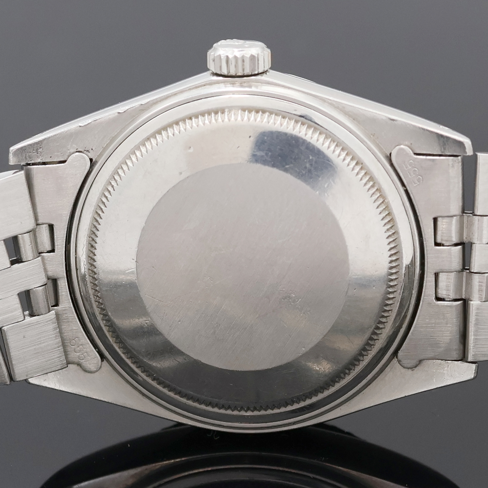 Detail e: ROLEX Oyster Perpetual Datejust Armbanduhr Referenz 16030, Schweiz um 1985, Automatik, Chronometer der Superlative in Edelstahl inkl. orig. ...
