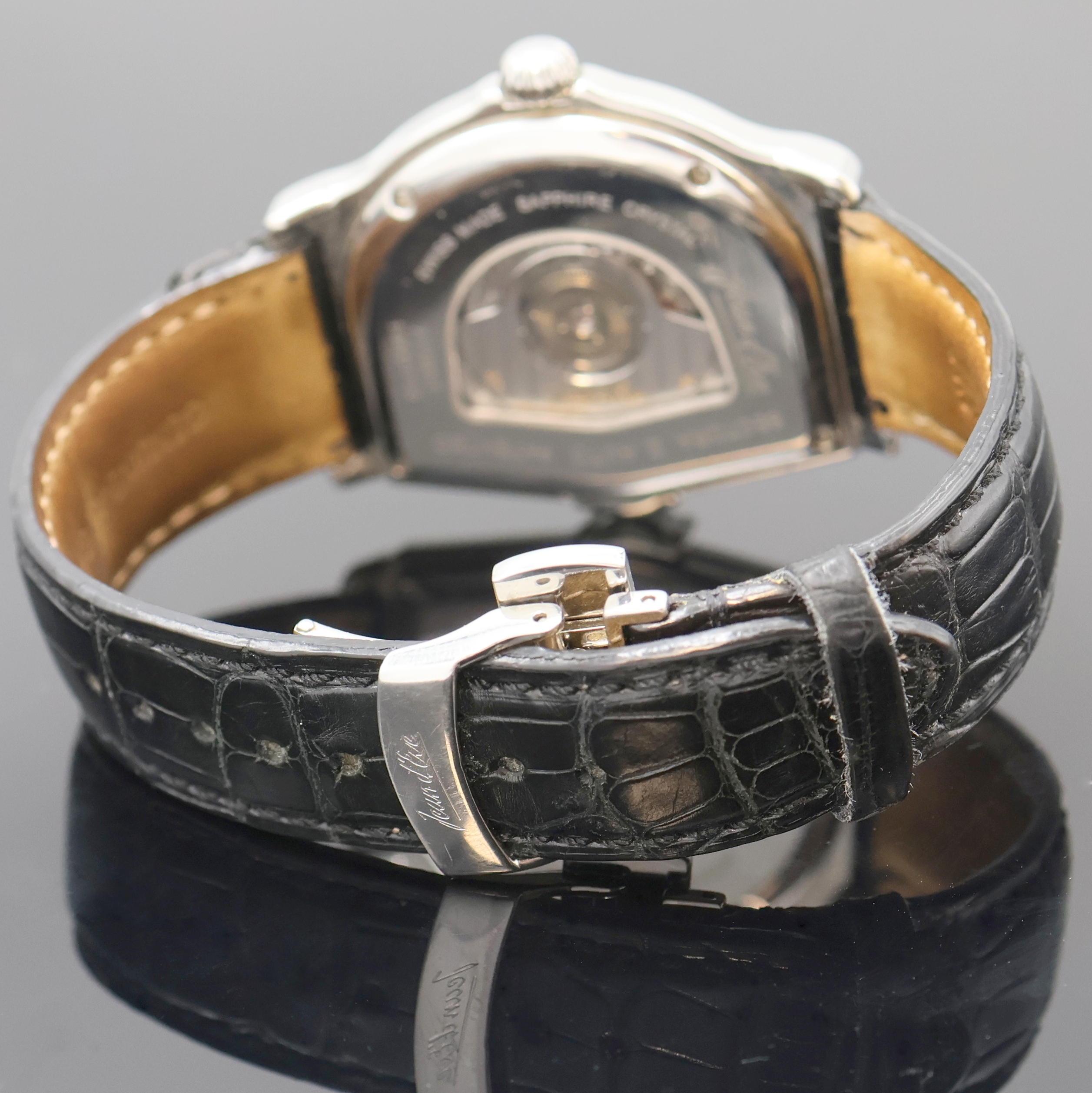 Detail c: JEAN d´Eve Sectora II Herrenarmbanduhr Referenz 777051, Schweiz verk. lt. beil. Garantiekarte 04/2009, Automatik, beids. vergl. Geh. inkl. orig. ...