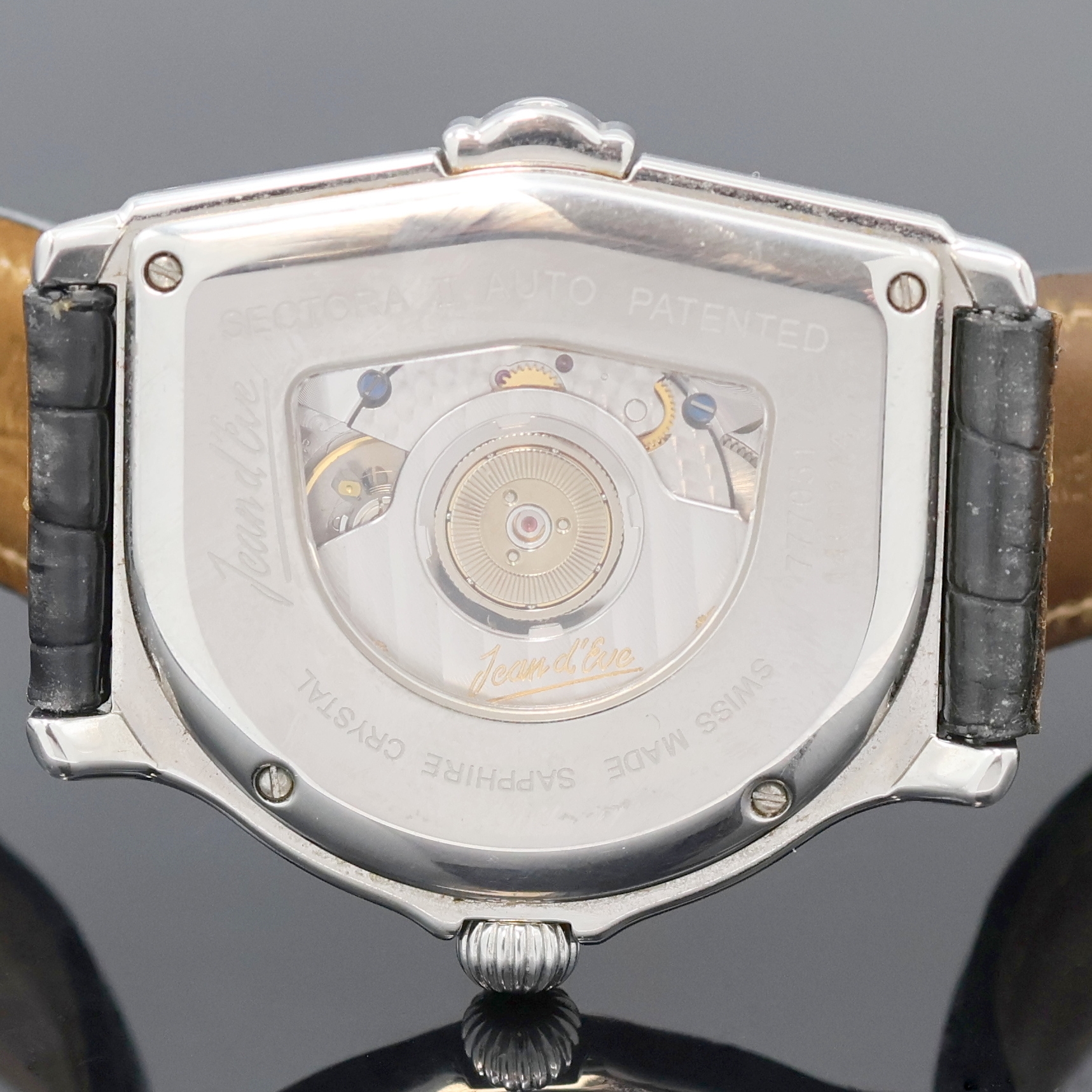 Detail f: JEAN d´Eve Sectora II Herrenarmbanduhr Referenz 777051, Schweiz verk. lt. beil. Garantiekarte 04/2009, Automatik, beids. vergl. Geh. inkl. orig. ...