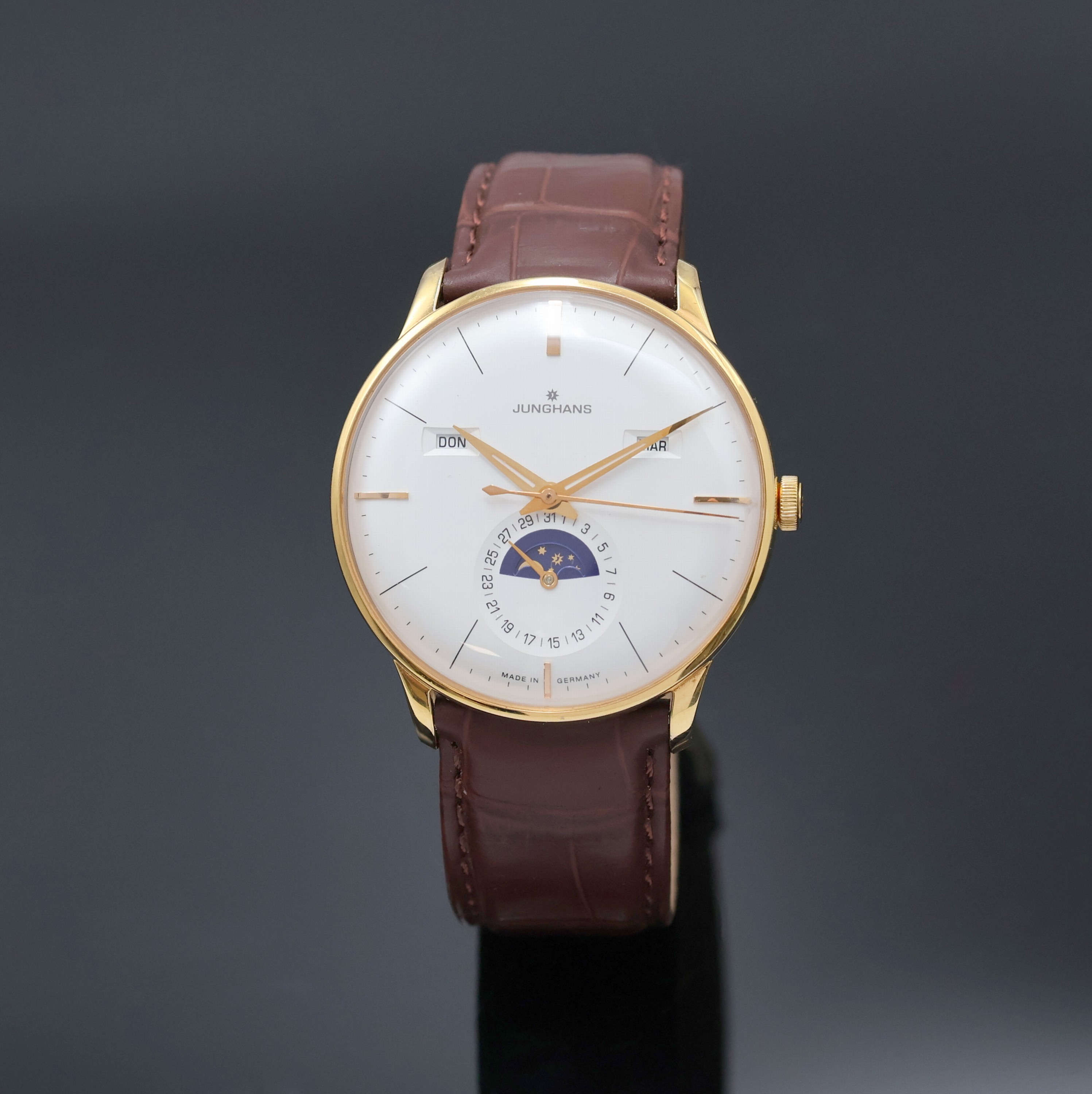 Image 27020670 - JUNGHANS Meister Herrenarmbanduhr mit Kalender Referenz 027/7203, Deutschland um 2015, ...