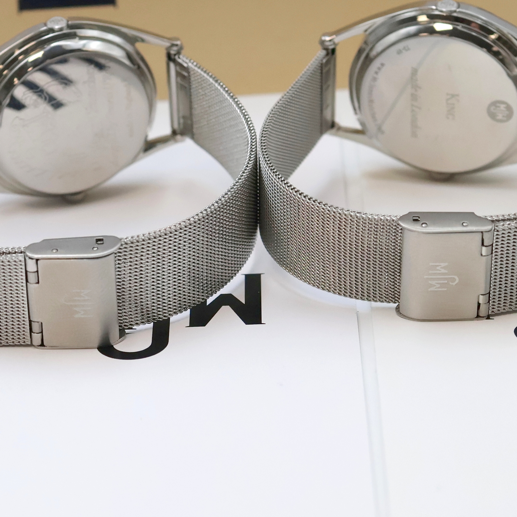 Detail c: MJW 5 ausgefallene, teilweise limitierte Armbanduhren, England um 2020, Automatik, Edelstahlgehäuse (1x geschw.), Böden aufgedr., verschiedene, ...