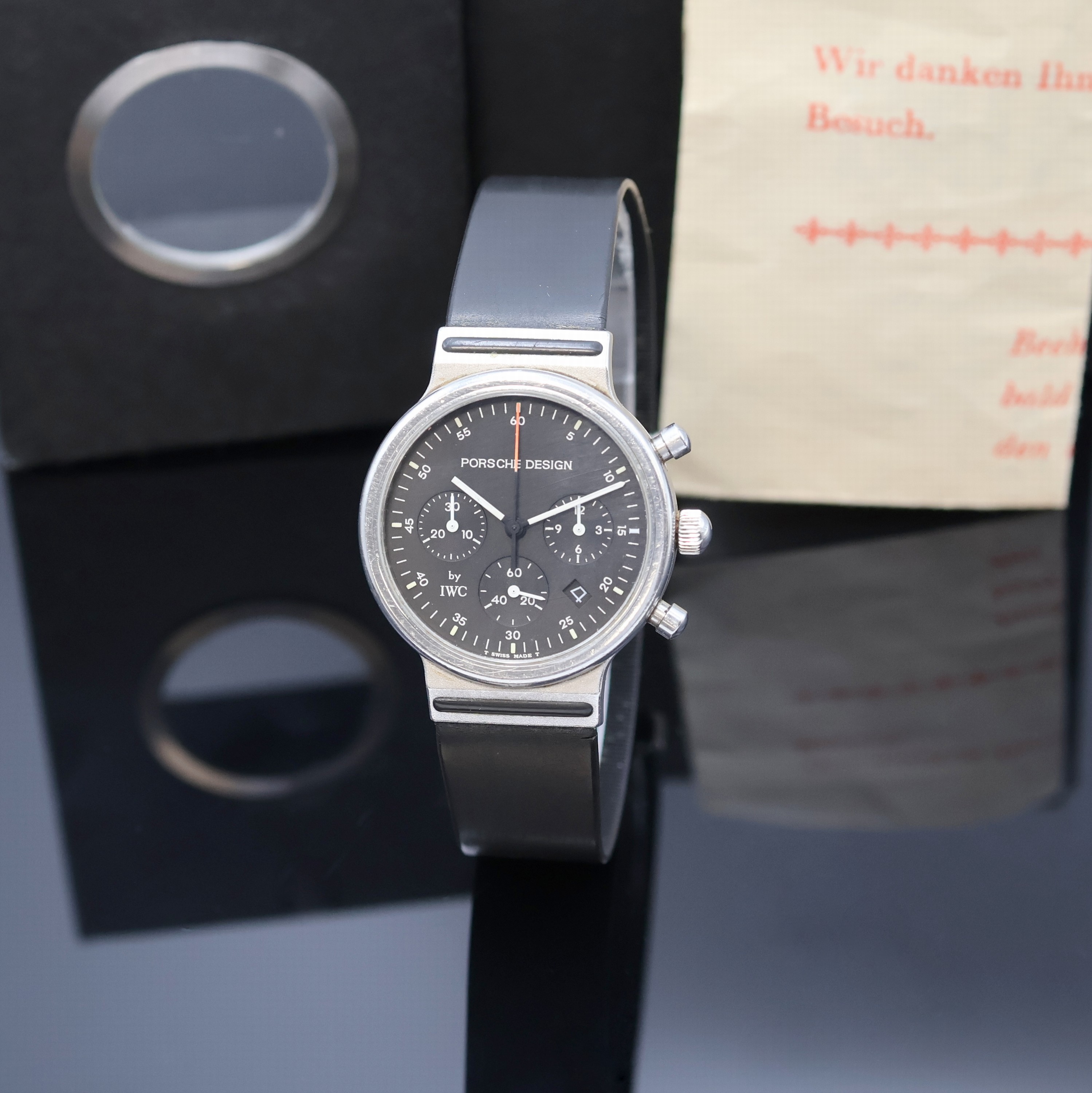 Image 27020689 - Porsche Design by IWC Armbandchronograph in Edelstahl Referenz 3720, Schweiz um 1990, ...