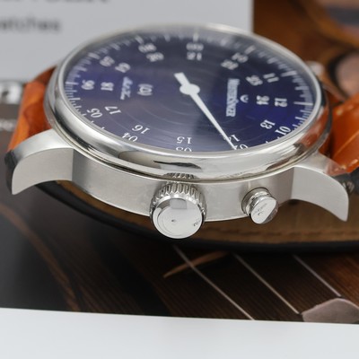 27020636d - MEISTERSINGER Einzeiger-Herrenarmbanduhr Bell Hora Referenz BH0908, Schweiz verk. lt. ...