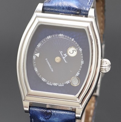 27020640a - JEAN MARCEL Herrenarmbanduhr mit wandernder springender Stunde Referenz 160.158, Schweiz ...