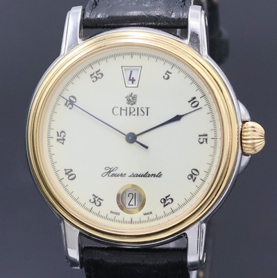 27020642a - CHRIST Herrenarmbanduhr Heure Sautante Emotion Referenz 3166-80500, Schweiz um 1995, ...
