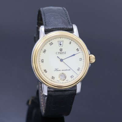 27020642b - CHRIST Herrenarmbanduhr Heure Sautante Emotion Referenz 3166-80500, Schweiz um 1995, ...