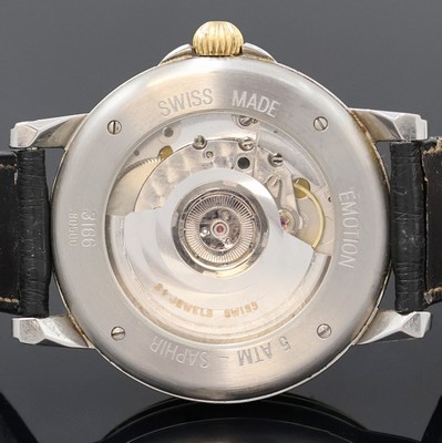 27020642e - CHRIST Herrenarmbanduhr Heure Sautante Emotion Referenz 3166-80500, Schweiz um 1995, ...