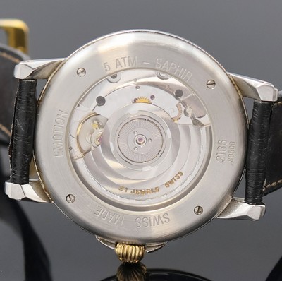 27020642f - CHRIST Herrenarmbanduhr Heure Sautante Emotion Referenz 3166-80500, Schweiz um 1995, ...