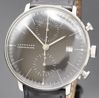 27020648a - JUNGHANS Armbandchronograph Chronoscope Max Bill Referenz 27.4601, Deutschland um 2018, ...