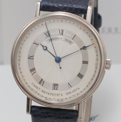 27020651a - BREGUET Classique seltene, auf 100 Stück limitierte Herrenarmbanduhr in WG 750/000 ...