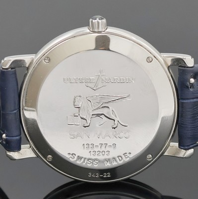 27020654d - ULYSSE NARDIN San Marco Herrenarmbanduhr Referenz 343-22, Schweiz um 2000, Automatik, ...