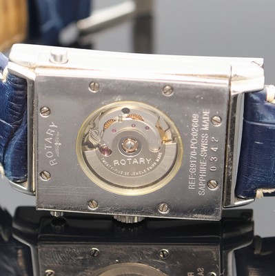 27020656f - ROTARY rechteckige drehbare Herrenarmbanduhr Referenz G9170, Schweiz um 2000, Automatik, ...