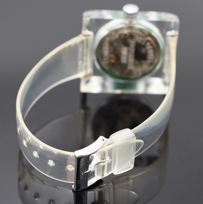 27020664c - LUCERNE digital Armbanduhr mit springender Stunde, Schweiz 1970er Jahre, Handaufzug, ...