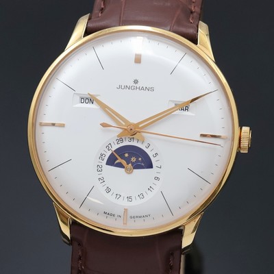 27020670a - JUNGHANS Meister Herrenarmbanduhr mit Kalender Referenz 027/7203, Deutschland um 2015, ...