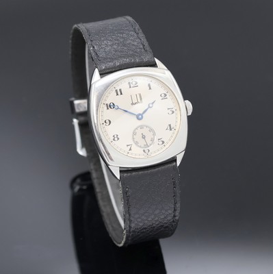 27020672b - DUNHILL Mechanical Armbanduhr in Stahl, Schweiz um 2005, Handaufzug, 4-fach verschr. ...