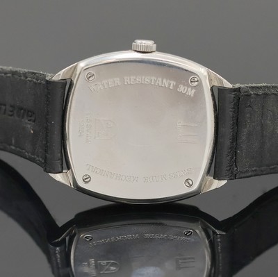 27020672d - DUNHILL Mechanical Armbanduhr in Stahl, Schweiz um 2005, Handaufzug, 4-fach verschr. ...