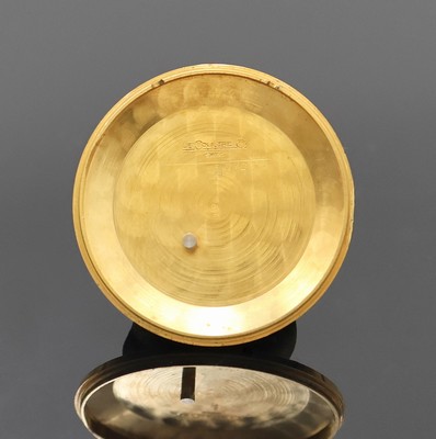 27020675d - GÜBELIN / LeCoultre Ipso Vox kleiner Tischwecker, Schweiz um 1950, Handaufzug, verg. ...