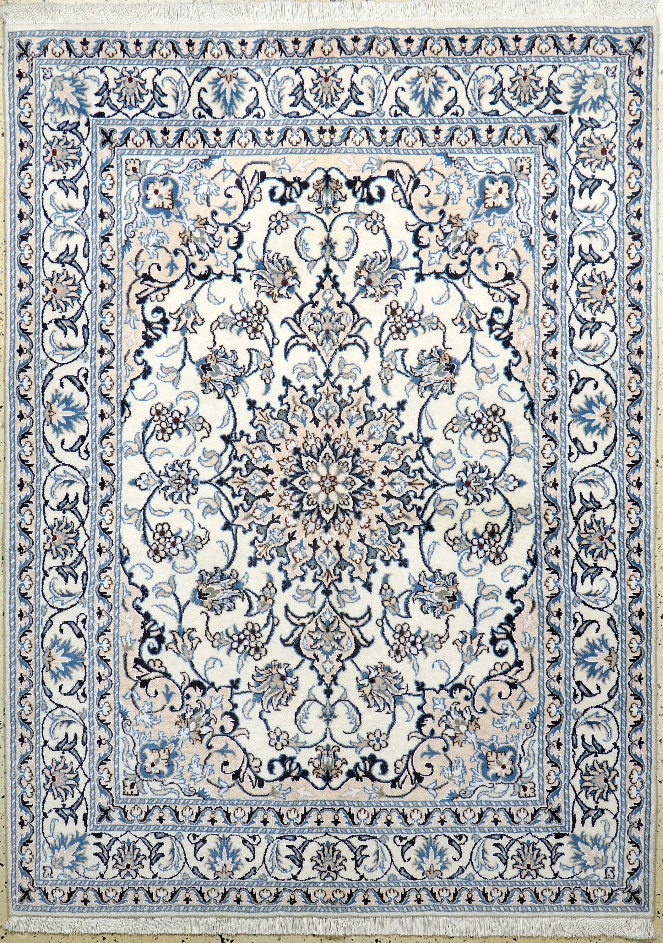 Image 27020715 - Nain, Persien, Neu, Wolle auf Baumwolle, ca. 200 x 146 cm Schätzpreis: 1150, - EUR