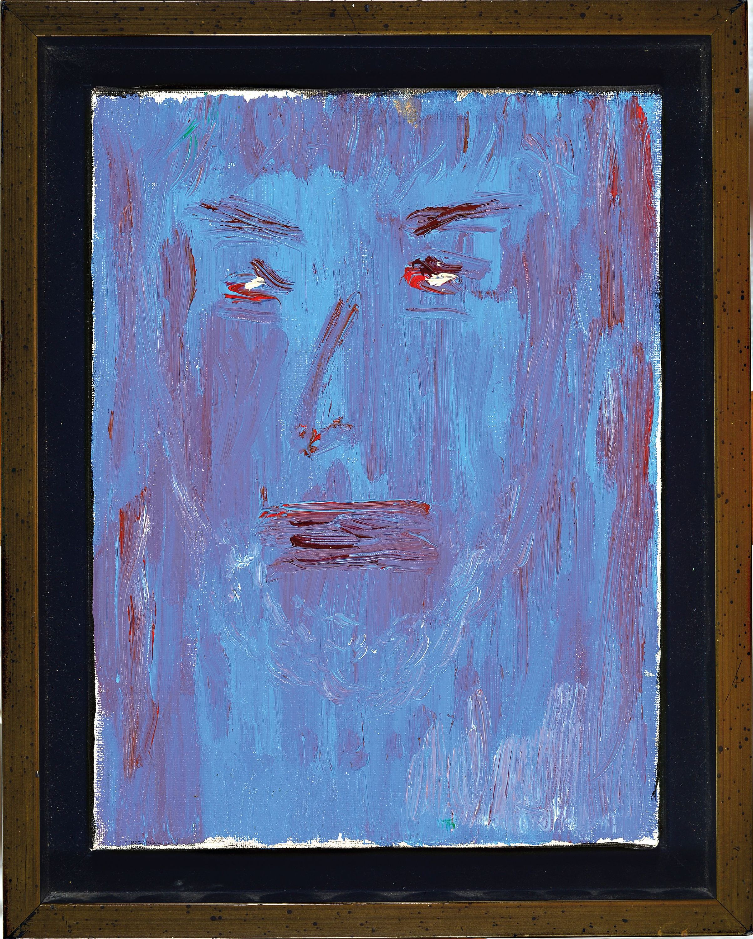 Detail k: Michael Schauer, geb. 1935 München, 2 Arbeiten in Öl: 1x Porträt einer jungen Frau mit Kapuze, Öl/Malkarton, rechts unten sign.,ca. 47x32cm, R.; ...