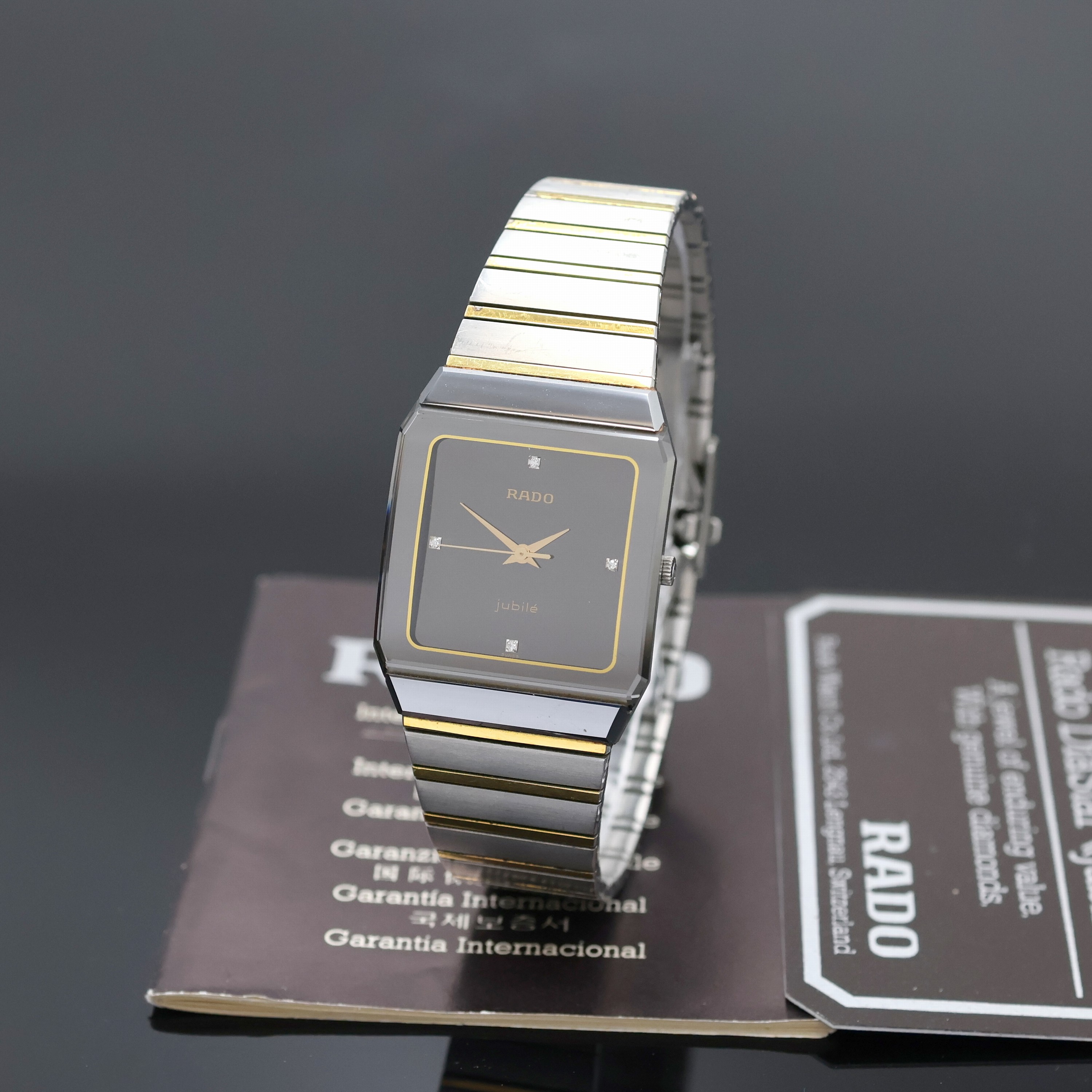 Image 27020779 - RADO DiaStar Jubile Armbanduhr in Stahl Referenz 151.0202376, Schweiz verk. lt. Pap. ...