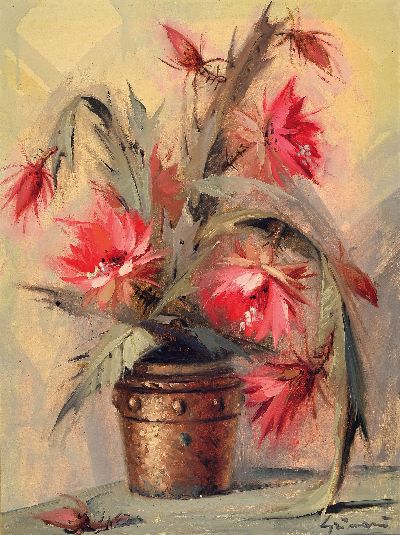 Image Paul Morro (Ingfried Paul Henze-Morro), 1925 Leipzig-2013, Cactus, verso so betitelt, ...