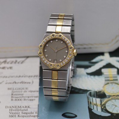 Image CHOPARD St. Moritz Damenarmbanduhr in Edelstahl/Gold Referenz 8024, Schweiz um 1990, ...