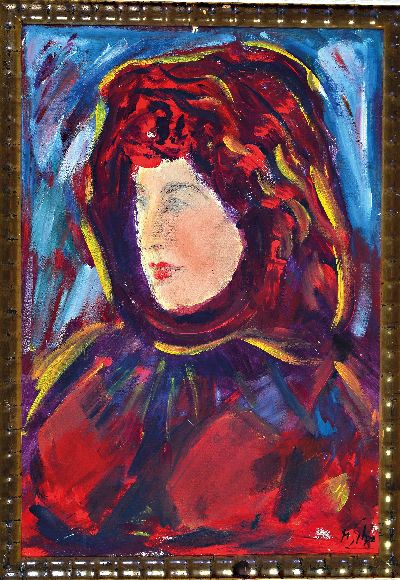 27020769o - Michael Schauer, geb. 1935 München, 2 Arbeiten in Öl: 1x Porträt einer jungen Frau ...